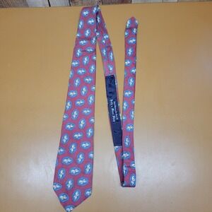 American Briar Editions Silk Paisley Tie Hand Kellys Mens Shop Made In USA